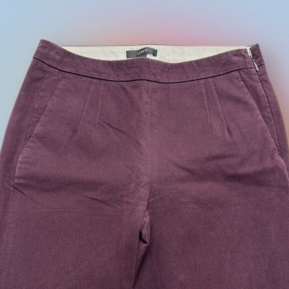 J. Crew Pants - J.Crew Women’s 00 Plum Purple Skinny Trousers